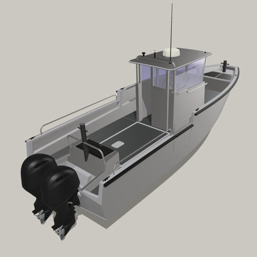 Patrouillenboot Berufsschiff - EXOCET 8.50 - Chantier Naval Delavergne - Rettungsboot / Taucherbasisboot / Hafenservice-Boot