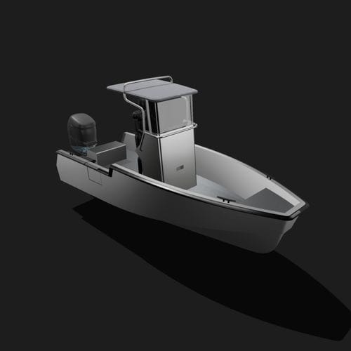Patrouillenboot Berufsschiff - EXOCET 5.50 - Chantier Naval Delavergne - Rettungsboot / Taucherbasisboot / Hafenservice-Boot