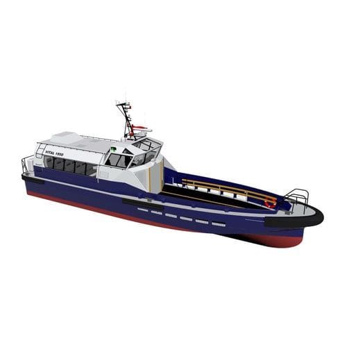 Arbeitsboot Berufsschiff - VITAL 1950 - Chantier Naval Delavergne - Passagierboot / Crewboot / Innenborder