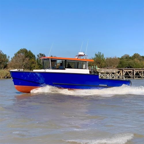 Patrouillenboot Berufsschiff - EXOCET 10 - Chantier Naval Delavergne - Rettungsboot / Taucherbasisboot / Hafenservice-Boot