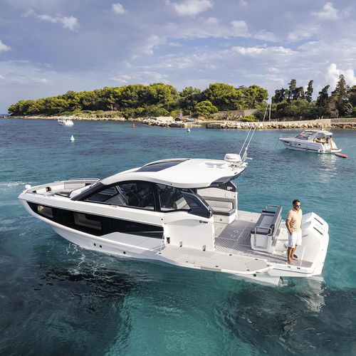 Express-Cruiser / Außenborder - 375 GTO - Galeon - dreimotorig / Hardtop / Bowrider