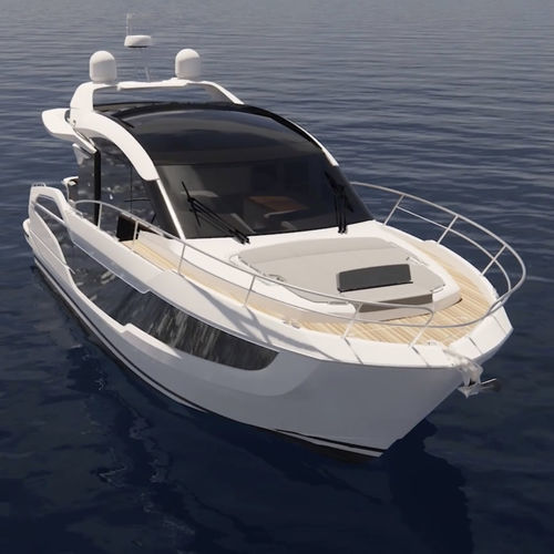 Express-Cruiser / Innenborder - 450 HTC - Galeon - zweimotorig / Hardtop / max. 14 Personen