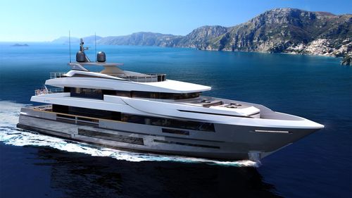 Superyacht für Kreuzfahrten - VETTA 40 - Admiral yachts - mit Steuerhaus / 7 Kabinen / Aluminium