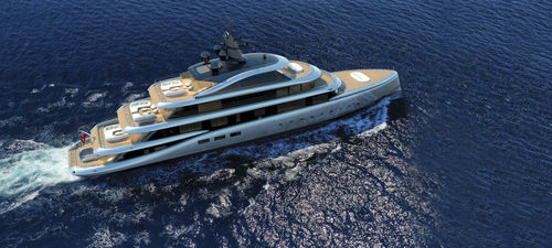 Megayacht für Kreuzfahrten - M/Y KENSHŌ - Admiral yachts - Raised Pilothouse / elektrisch / 8 Kabinen