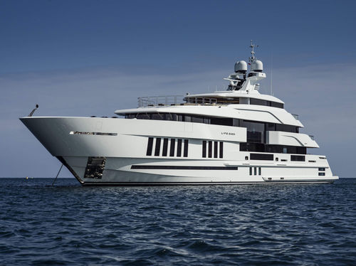 Megayacht für Kreuzfahrten - M/Y LIFE SAGA - Admiral yachts - klassisch / Raised Pilothouse / 10 Kabinen