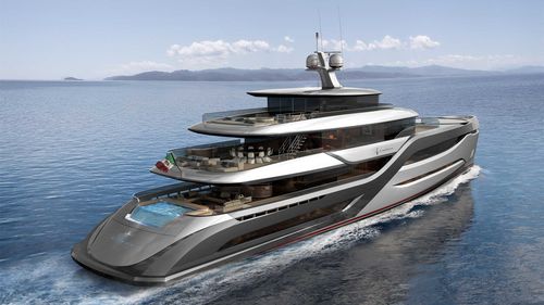 Megayacht für Kreuzfahrten - E Motion 55 - Admiral yachts - Raised Pilothouse / 4 Kabinen / 6 Kabinen