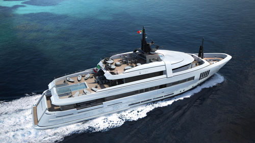 Megayacht für Kreuzfahrten - X LENCE 47 - Admiral yachts - klassisch / Explorer / Raised Pilothouse
