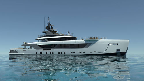 Megayacht für Kreuzfahrten - S - FORCE 55 - Admiral yachts - Raised Pilothouse / 6 Kabinen / 7 Kabinen