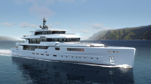 Megayacht für Kreuzfahrten - IMPERO 60 - Admiral yachts - Raised Pilothouse / 6 Kabinen / 7 Kabinen