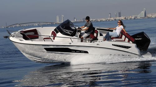 Außenborder-Konsolenboot - SL641 - Karnic - mit Mittelkonsole / max. 7 Personen / Sonnendeck