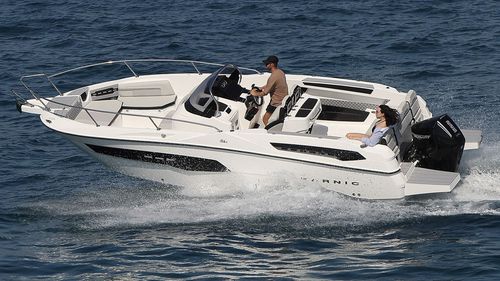 Außenborder-Konsolenboot - SL741 - Karnic - mit Mittelkonsole / max. 9 Personen / Sonnendeck