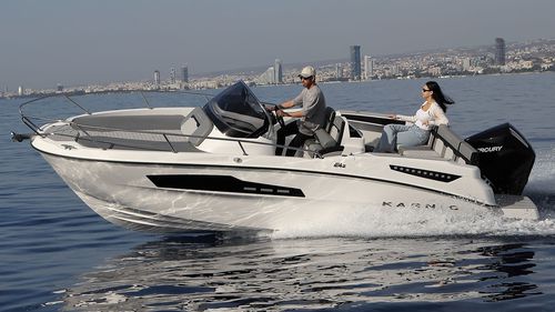 Außenborder-Konsolenboot - SL642 - Karnic - mit Mittelkonsole / max. 7 Personen / mit Kabine