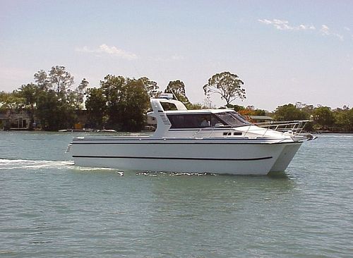 Arbeitsboot Berufsschiff - 4100 - Noosa Cat Australia - Katamaran / Innenborder