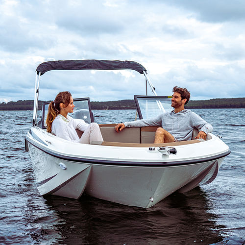 Außenborder-Runabout - 525 aXess - Quicksilver Boats - mit Doppelkonsole / Bowrider / Open