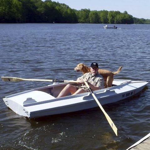 Ruderboot für Angelsport - Mallard 13 - Devlin - Epoxidharz / Sperrholz