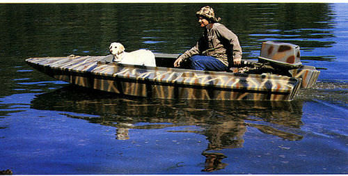 Jon-Boat / Außenborder - Black Brant II 14 - Devlin - Open / Jagd / Sportfischer