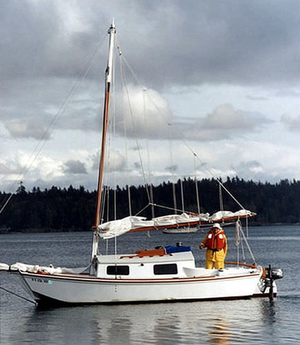 Segelboot für Kreuzfahrten - Lichen 20 - Devlin - 1 Kabine / Bugspriet / mit Gaffelsegel