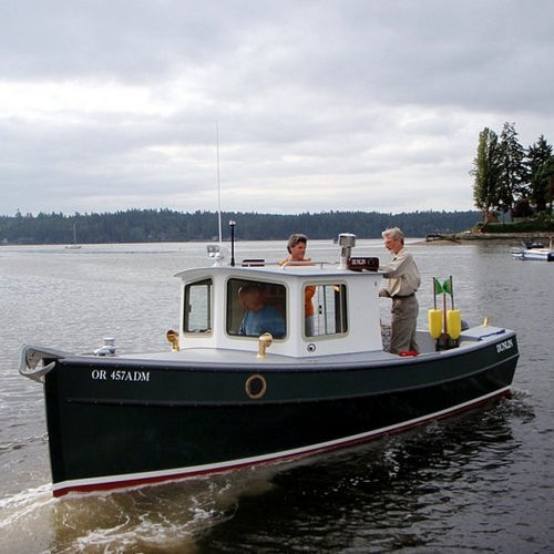 Außenborder-Daycruiser - Dunlin 22 - Devlin - Halbgleiter / mit Steuerhaus / Sportfischer