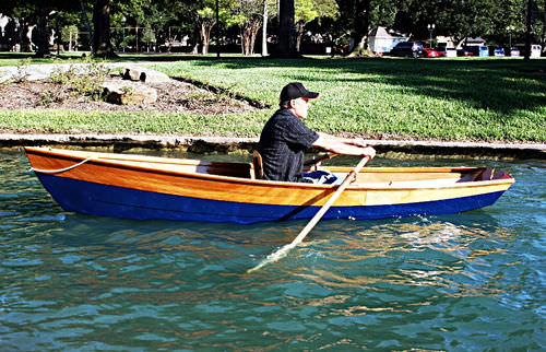 Traditionelles Ruderboot / Jagd - Peeper 12 - Devlin - Holz
