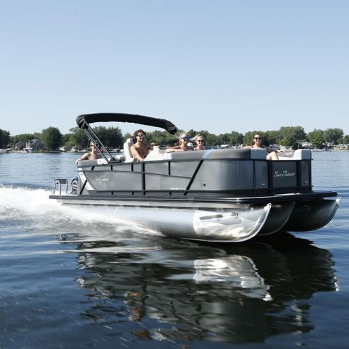 Außenborder-Pontonboot - Geneva Cruise - Sunchaser Corp - tri-tube / Open / mit Seitenkonsole