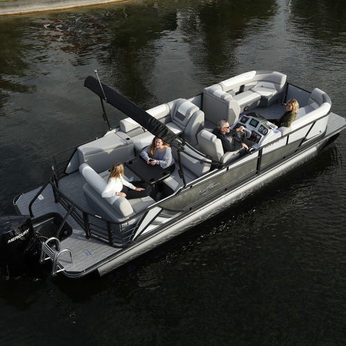 Außenborder-Pontonboot - ECLIPSE 25 SSB - Sunchaser Corp - Open / mit Seitenkonsole / max. 14 Personen