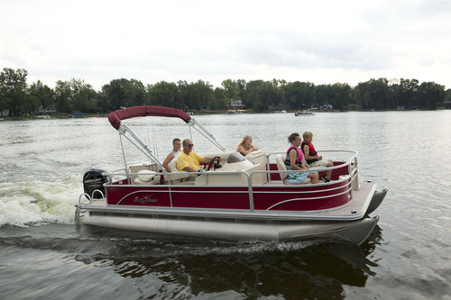 Außenborder-Pontonboot - 8520 4-PT - Sunchaser Corp - Sportfischer / max. 10 Personen