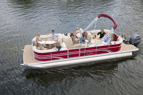 Außenborder-Pontonboot - 8525 Entertainer - Sunchaser Corp - max. 14 Personen