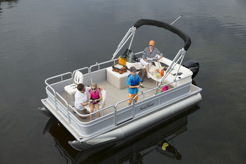 Außenborder-Pontonboot - Oasis 816 Fish - Sunchaser Corp - Sportfischer / max. 6 Personen