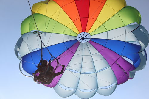 Parasailing-Fallschirm / 1-2er - MISTRAL 27 "beach" - WATERBIRD PARAKITES