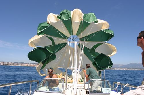 Mast zum Start von Parasailschirm - Launch Buddy - WATERBIRD PARAKITES - für Optimist-Jolle / Edelstahl