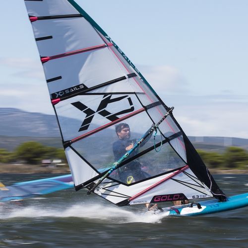 Windsurf-Segel / Sport - Gold v7 - Exocet - schnell / Geschwindigkeit / Slalom