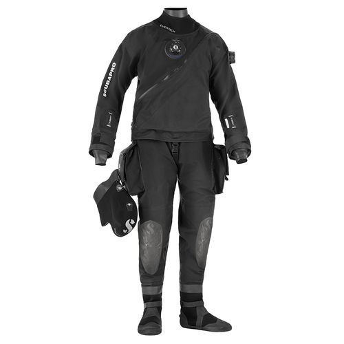 Tauch-Trockenanzug - EVERTECH  - Scubapro - Langarm / zweiteilig / 4 mm