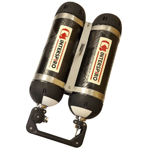 Sauerstoff-Tauchflasche - Divator Lite - Interspiro - Luft / Verbundwerkstoff / für Berufstauchen