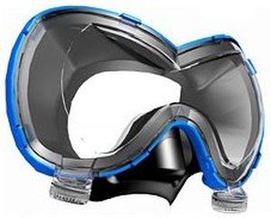 Einglas-Tauchmaske - ZERO-D - Hydro Optix - mit optischer Korrektur