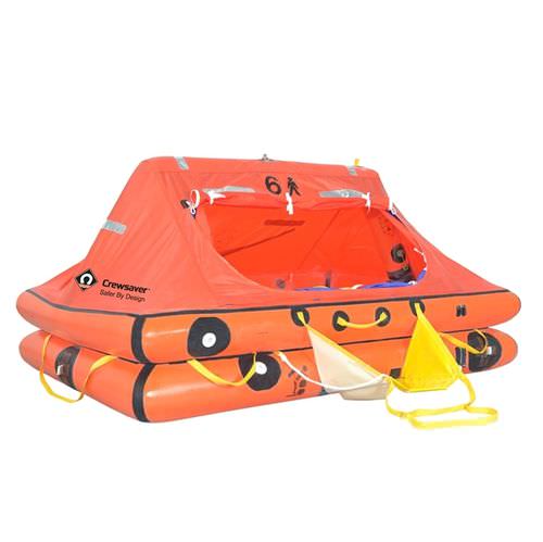 Rettungsinsel für Boot - 950 series - Crewsaver - Offshore / Sechssitzer / 8 Plätze
