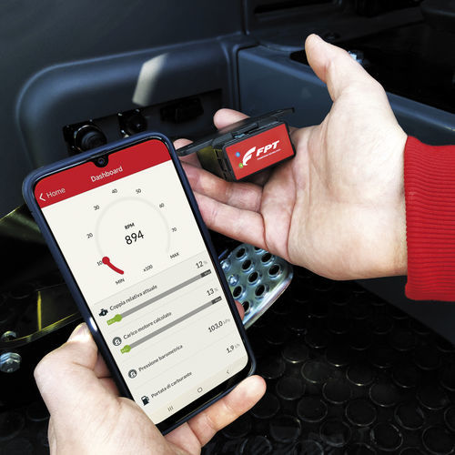 Ersatzteilmanagement-App - MyFPT - FPT Industrial S.p.A. - Überwachung / für Boot / Android