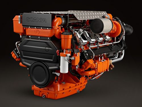 Innenbordmotor - DI09 070M - Scania - Antrieb / zur Unterstützung / Diesel