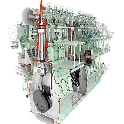 Innenbordmotor - ME-C - MAN Energy Solutions - Marine - Antrieb / Gas / für Schiffe