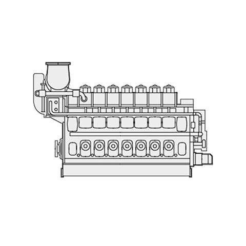 Innenbordmotor - L+V32/40 - MAN Energy Solutions - Marine - Antrieb / Diesel / für Schiffe