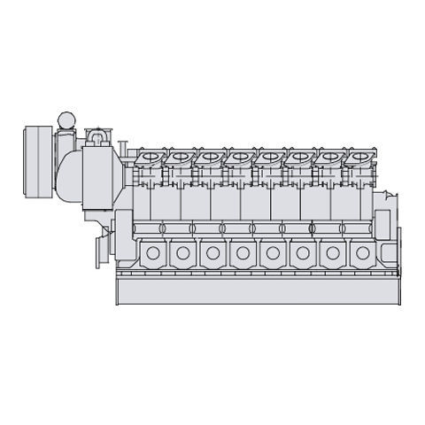 Innenbordmotor - Pielstick PC2.6B - MAN Energy Solutions - Marine - Antrieb / Diesel / elektrisch