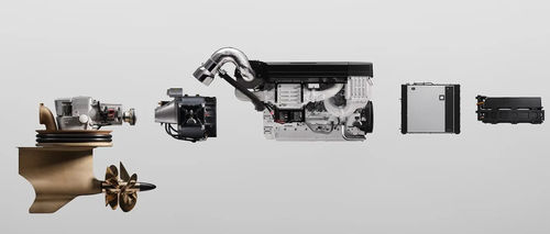 Antriebssystem für Marineanwendungen - D13 series - Volvo Penta - für Yacht / hybrid