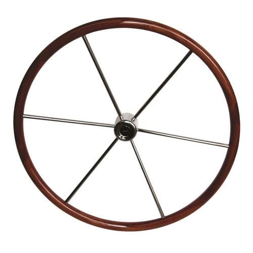 Motorboot-Lenkrad / Mahagoni - KW series - VETUS - traditionell / 6-Speichen
