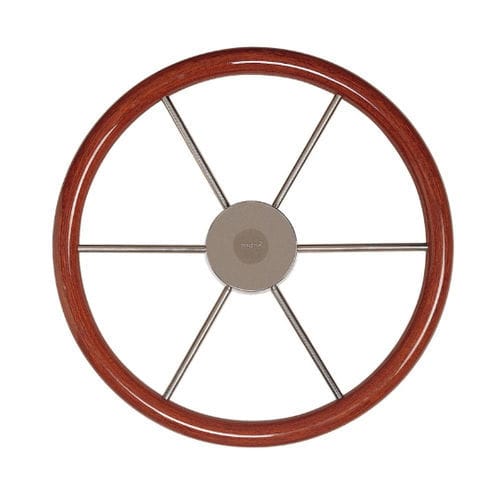 Motorboot-Lenkrad / Mahagoni - KW series - VETUS - 6-Speichen