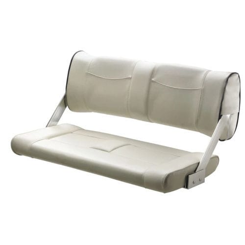 Polsterbank für Passagierschiffe - Ferry Bench - VETUS - Zweisitzer / weiß / Aluminiumgestell
