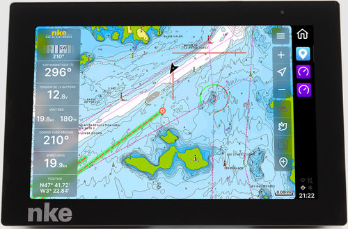 Kartenplotter-Multifunktionsgerät - NavXP  - nke Marine Electronics - für Boot / Farb / festinstalliert