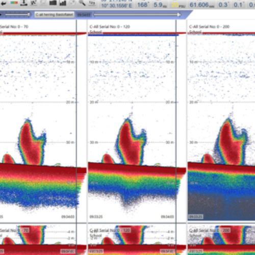 Echolot für Schiffe - EQ50 - Simrad - Zweifrequenz / digital