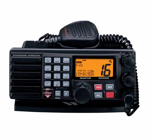 Funkgerät für Marineanwendungen - GX3500S - Standard horizon - festinstalliert / VHF / wasserdicht