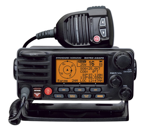 Funkgerät für Schiffe - Matrix GX2200 - Standard horizon - festinstalliert / VHF / tauchfest