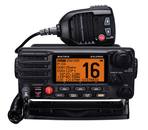 Funkgerät für Marineanwendungen - MATRIX GX 2000 - Standard horizon - festinstalliert / VHF / tauchfest