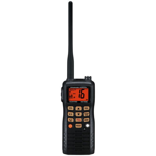 Funkgerät für Boot - HX750S - Standard horizon - tragbar / VHF / schwimmend